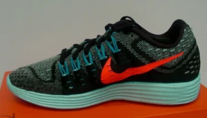 Nike Women's Shoe Black Aqua Blue Lunartempo Running 705462-006 Sz 8 NIB - Picture 1 of 9