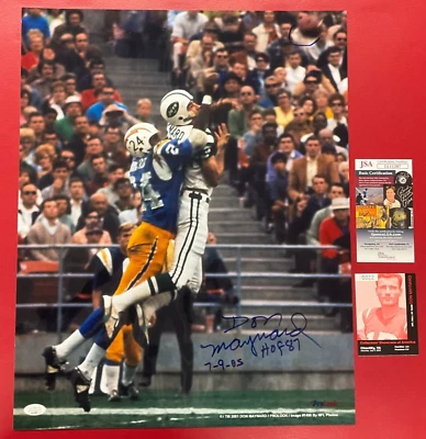 Don Maynard Signed 16x20 Color Photo JSA w/COA NFL New York Jets #13 HOF 1987! - Image 1 of 4