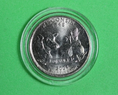 2004 - P Mint - Wisconsin State Quarter P00445 - Image 1 of 2