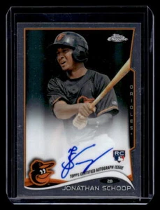 2014 Topps Chrome #33 Jonathan Schoop Rookie Autograph - Picture 1 of 2