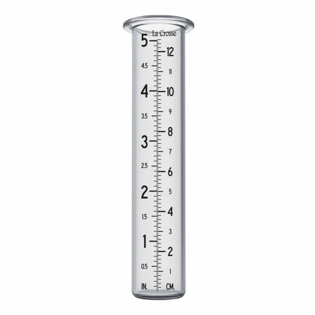 La Crosse Replacement Glass Rain Tube - Clear (704-1522)