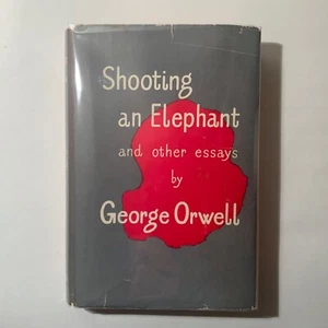 Shooting An Elephant by George Orwell 1950 Secker & Warburg, 2nd printing VG+/VG - Picture 1 of 7