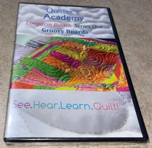 Quilter’s Academy Longarm Basics Series One DVD Groovy Boards Rare OOP New - Picture 1 of 2