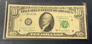 Series 1963 A $10 Green Seal Federal Reserve Note (Chicago) NICE - Picture 1 of 2