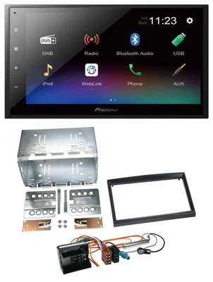Pioneer USB Bluetooth DAB 2DIN MP3 Autoradio für Peugeot Expert 207 307 Partner - Bild 1 von 4