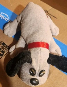 Vintage Original Pound Puppy grau Plüsch Stofftier 1986 7 Zoll Tonka Hund - Bild 1 von 3