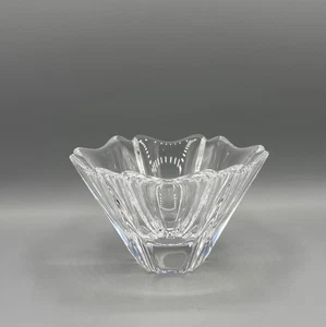 Orrefors Orion Crystal Art Glass Bowl 5" Lars Hellsten Sweden Candy Dish VG COND - Picture 1 of 5