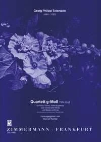Quartett G-Moll TWV. 43 Georg Philipp Telemann Set Flute, Violin, Viola Da Gamba - Image 1 of 4