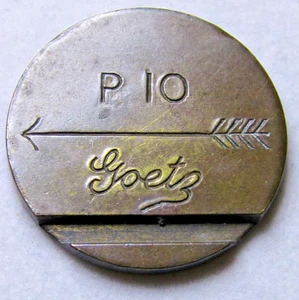 P10 Goetz Telefon Medaille - Bild 1 von 2