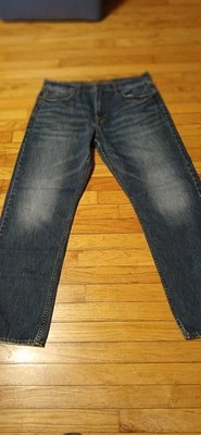 American Eagle Loose Fit Blue Jeans Men's 36x34 Straight Leg Medium Wash Denim - Image 1 of 4