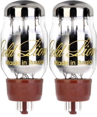 Genalex Gold Lion KT66 Power Tubes - Matched Duet Foto 1 de 4