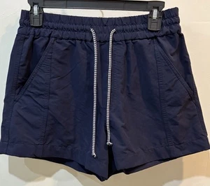 J CREW Paddelshorts marineblau Kordelzug Taschen Schwimmen Strand Damen XS X Small - Bild 1 von 15