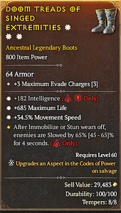 🔥Diablo 4 Season 10 ⭐3GA Int Life Movement - Bild 1 von 2