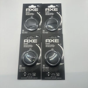 4 Pack Axe Black Frozen Pear & Cedarwood 30 Day Car Air Freshener - Picture 1 of 1