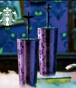 Disney Parks Haunted Mansion Steel Starbucks Tumbler. Ready To Ship - Picture 1 of 3
