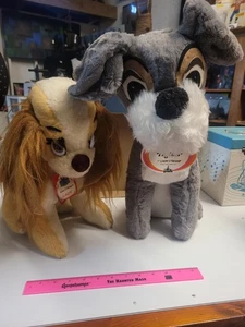 Vintage Walt Disney Lady & The Tramp 1960s California Stuffed Toys Disneyland !! - Picture 1 of 17
