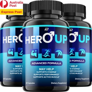 (3 Pack) Hero up for Men Capsules  - Picture 1 of 12