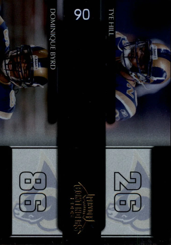 2006 Playoff Contenders Draft Class #15 Tye Hill/Dominique Byrd/1000  - Image 1 of 2