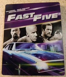 Fast Five Steelbook Blu-Ray DVD Best Buy Exclusive Rare OOP Fast And Furious.  - Picture 1 of 5