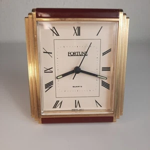 Orologio da viaggio vintage Fortune al quarzo 4,5" - Foto 1 di 9