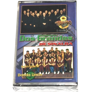 Dos Grandes De Sinaloa : Recodo y Banda El Limon (Cassette Tape 2000) NEW SEALED - Picture 1 of 4