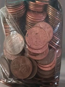 1LB POUND UNSEARCHED WHEAT CENTS LINCOLN PENNIES ESTATE SALE COINS LOT - Picture 1 of 2