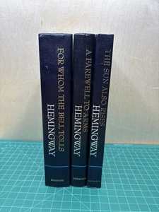 Hemmingway A Farewell To Arms The Sun Also Rises For Whom The Bell Tolls HC Set - Picture 1 of 16