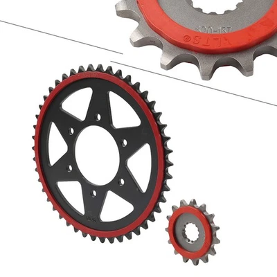 520 Pitch 15T 46T Front Rear Sprocket Kit For Kawasaki Versys 650 Z650 ER6N Foto 1 de 4