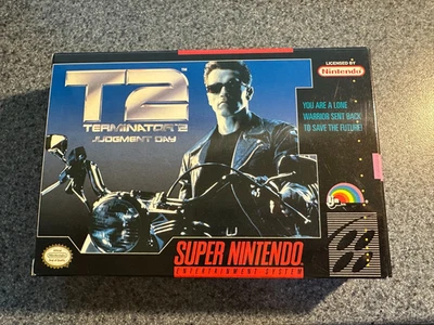 Terminator 2 Judgment Day for Super Nintendo (SNES) CIB Complete Excellent (T2) - Image 1 of 4