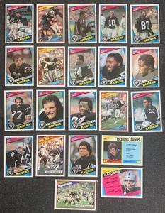 Marcus Allen Rod Martin Jim Plunkett 1984 Topps (21) LA Raiders EX/MT Football  - Picture 1 of 7