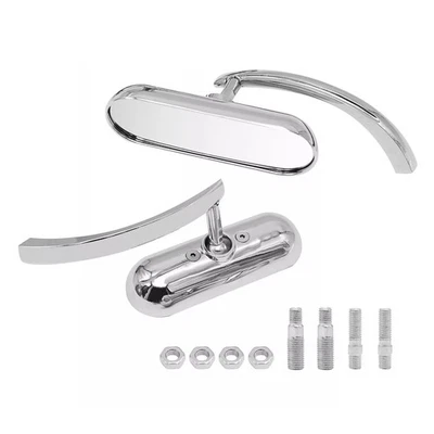 1 Par de Espejos Ajustables Izquierdo y Derecho para Moto Universal Harley Davidson Foto 1 de 4
