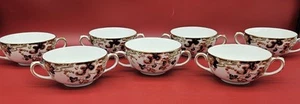Losol Ware Tokio Keeling & Co 1893 Lot 7 Doppelhenkel Brühe Tassen - Bild 1 von 22