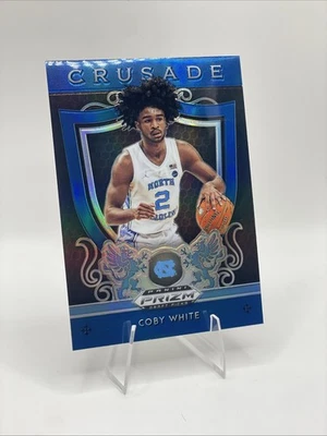 Coby White 2019 Panini Blue Prizm Draft Picks Crusade #61 Rookie RC - Image 1 of 2