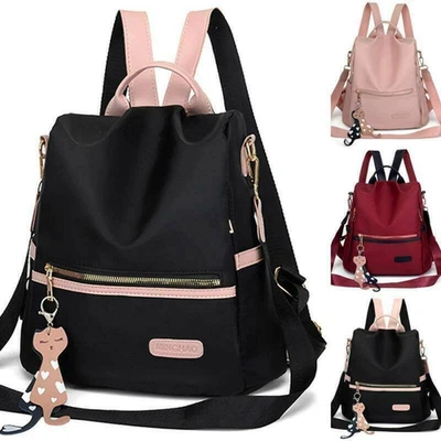2 in 1 Rucksack Tasche Damen Schultertasche Umhängetasche Handtaschen Backpack - Bild 1 von 4