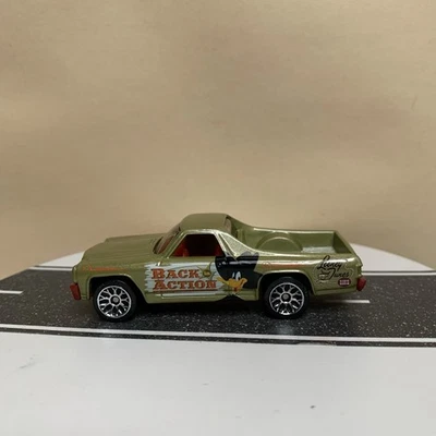 Matchbox Looney Tunes Daffy Duck '70 El Camino caminhonete verde claro 1:64 quase perfeito - Imagem 1 de 4