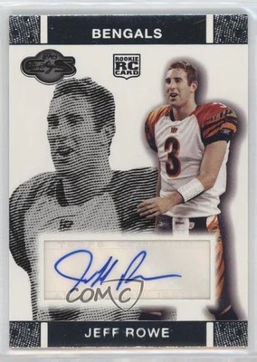 2007 Topps Co-Signers Rookie Auto Jeff Rowe #RA-JRO Auto RC - Image 1 of 2