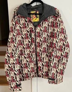 Burton Snowboarding Skiing Dryride Snow Jacket Men’s Medium Red White Grey - Picture 1 of 10