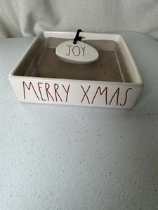 Rae Dunn by Magenta Serviettenhalter MERRY XMAS JOY Weihnachten Brandneu - Bild 1 von 3