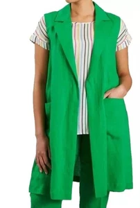 MARINA RINALDI Weste Jacke mit Gürtel Übergröße 18 Neu - Bild 1 von 16