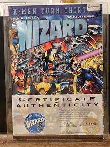 Selten Stan Lee signiert 1993 SDCC Sonderausgabe Wizard Magazine X-Men 30. Set. - Bild 1 von 2