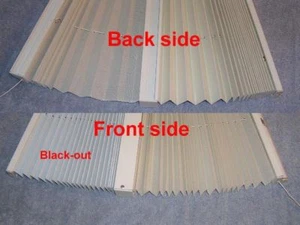 RV Day Night window shade blind curtain cover 12x29 WRV - Foto 1 di 5
