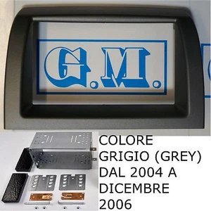 Mascherina telaio kit doppio 2 Din LANCIA Y Ypsilon dal 2004 colore GRIGIO SCURO - Picture 1 of 1
