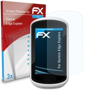 atFoliX 3x Pellicola Protettiva per Garmin Edge Explore chiaro - Foto 1 di 9