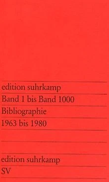 Edition Suhrkamp, Edition Suhrkamp Band 1 bis Band ... | Buch | Zustand sehr gut - Bild 1 von 2