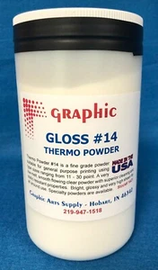 THERMOGRAPHY POWDER GRAPHIC #14 GLOSS CLEAR NEW 1 POUND - Picture 1 of 1