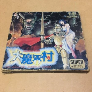 PC Engine HuCARD Ghouls'n Ghosts Dai Makaimura Super GRAFX NEC Avenue probado - Imagen 1 de 9