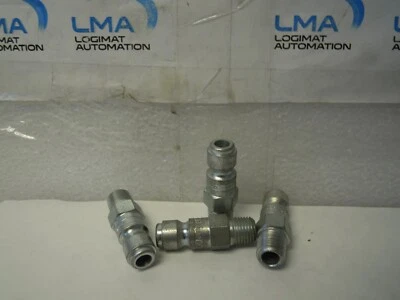 LOT DIXON DCP7 QUICK CONNECT PLUG VALVE PIPE COUPLING 5/16" THREAD 1/4" MALE*NEW - Image 1 of 3