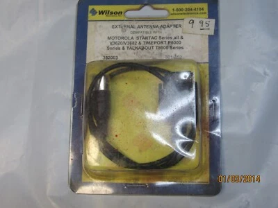 Adaptador de antena Wilson Electronics NOS Motorola Startac Timeport Talkabout Foto 1 de 2