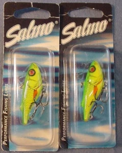 2 ~SALMO ZIPPER SZ4 YD 1-3/4" SINKING, 3/8 oz CASTING, VERTICAL ICE LURE, FFS - Picture 1 of 3