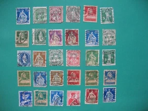 Lot de timbre perforé de Suisse, Stamp Perfin, TBE, à Voir - Picture 1 of 2